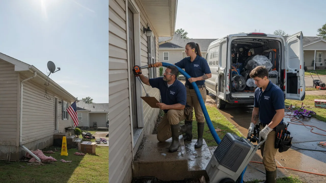 Ceiling Water Damage Restoration in North Liberty, IA near me